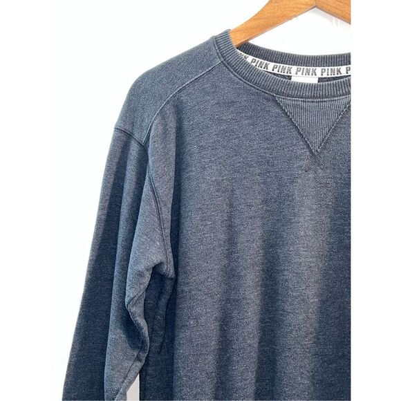 PINK Victoria’s Secret Gray Long Sleeve Sweatshirt - Picture 5 of 10